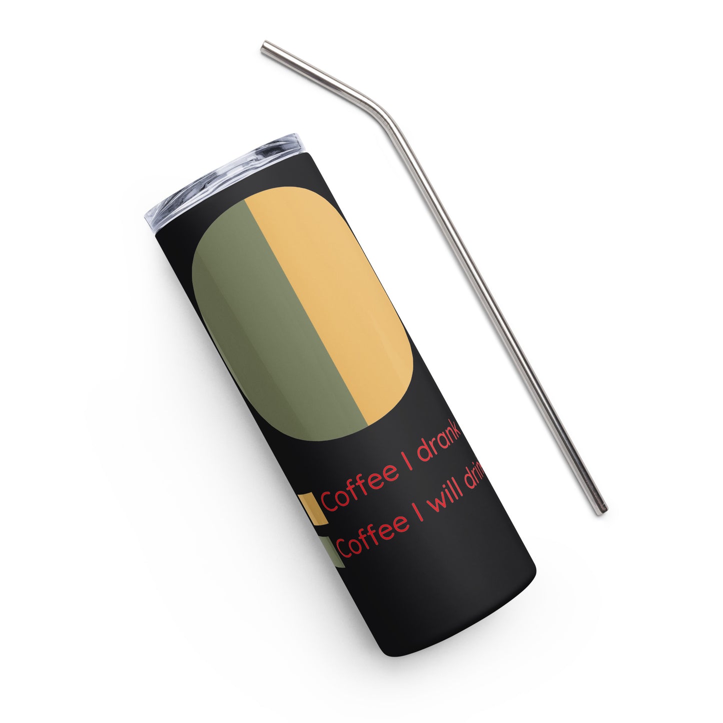 Coffee Intake Chart Stainless steel tumbler