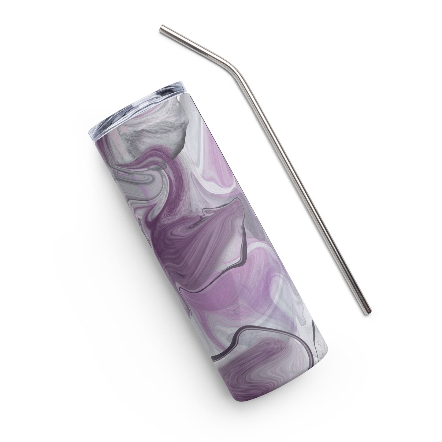 Purple Marble Stainless steel tumbler