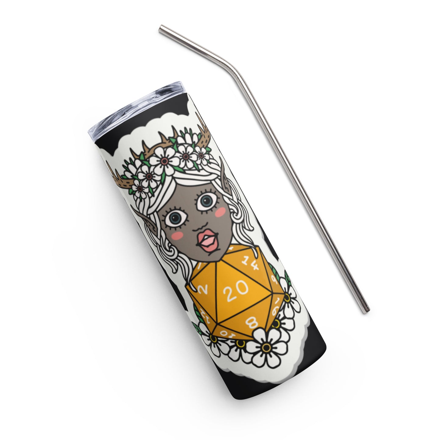 Natural 20 Stainless steel tumbler