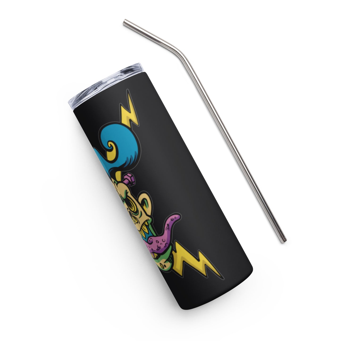 Zombie & Lightning Stainless steel tumbler