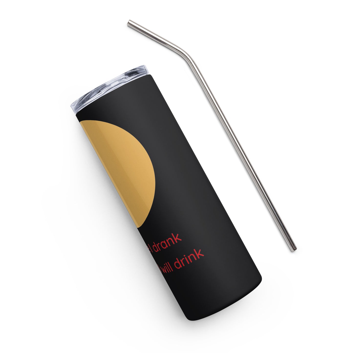 Coffee Intake Chart Stainless steel tumbler