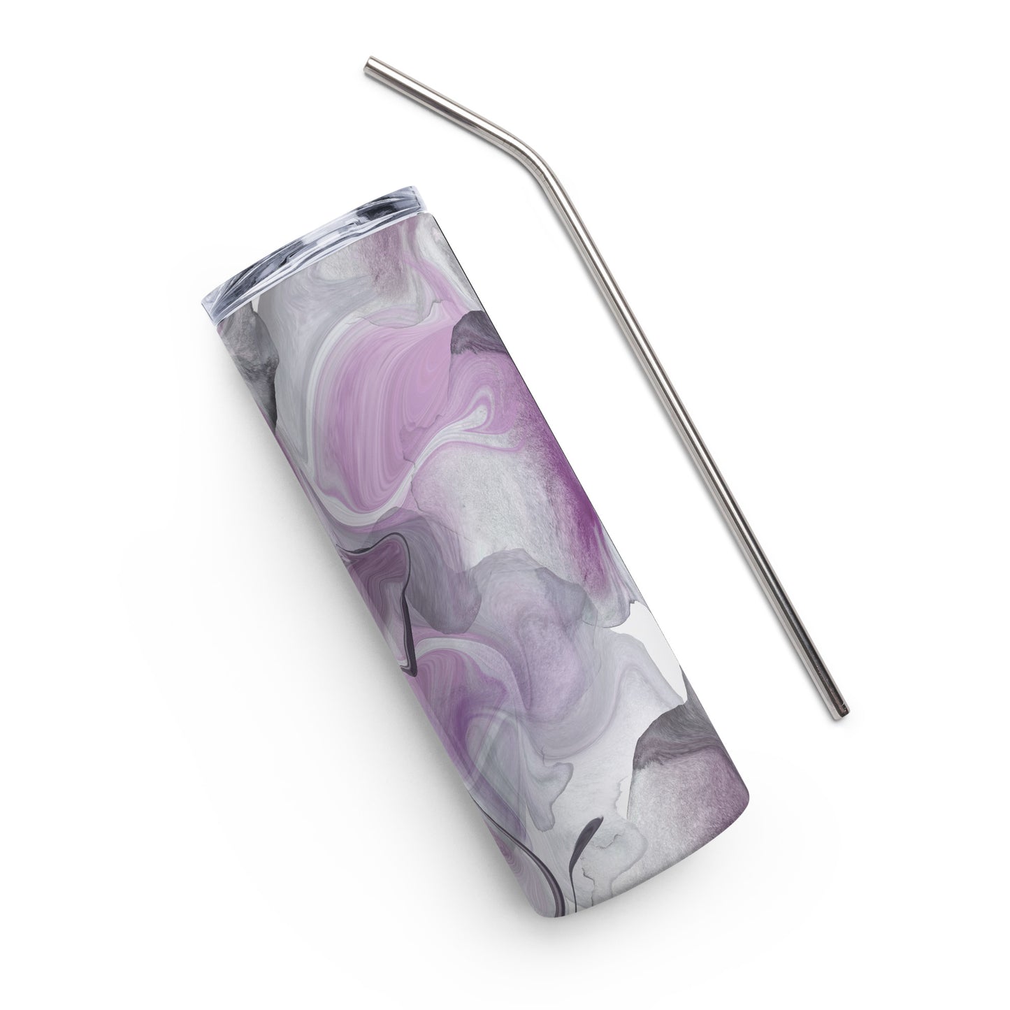 Purple Marble Stainless steel tumbler
