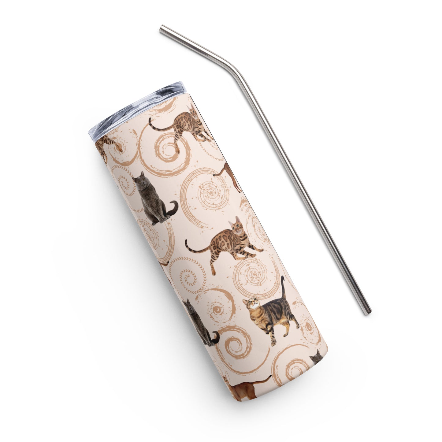 Cat Lover Stainless steel tumbler
