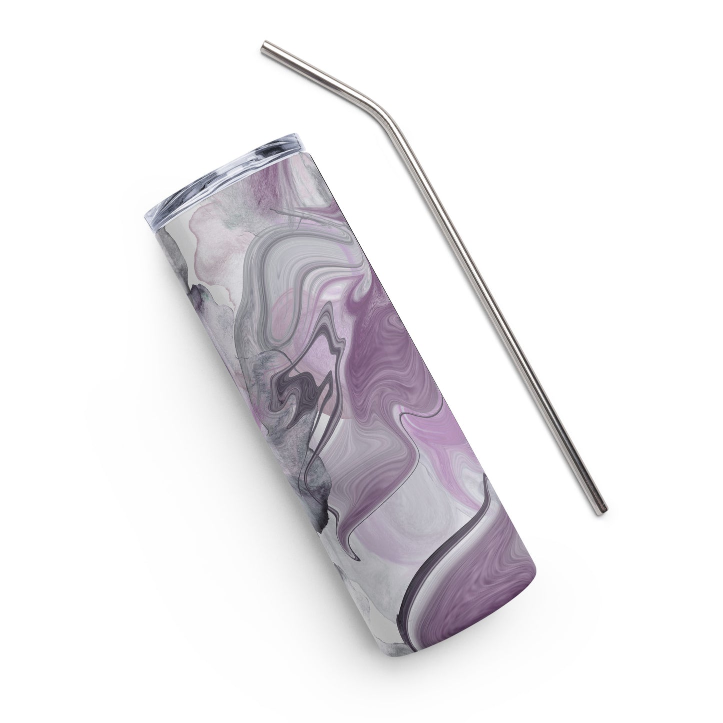 Purple Marble Stainless steel tumbler