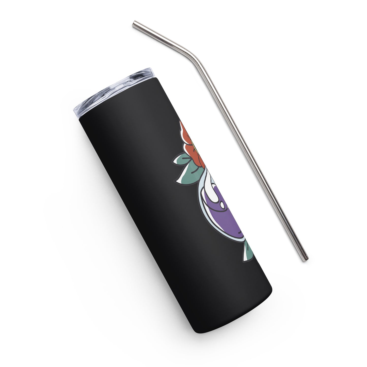 Potion & Flowers Stainless steel tumbler