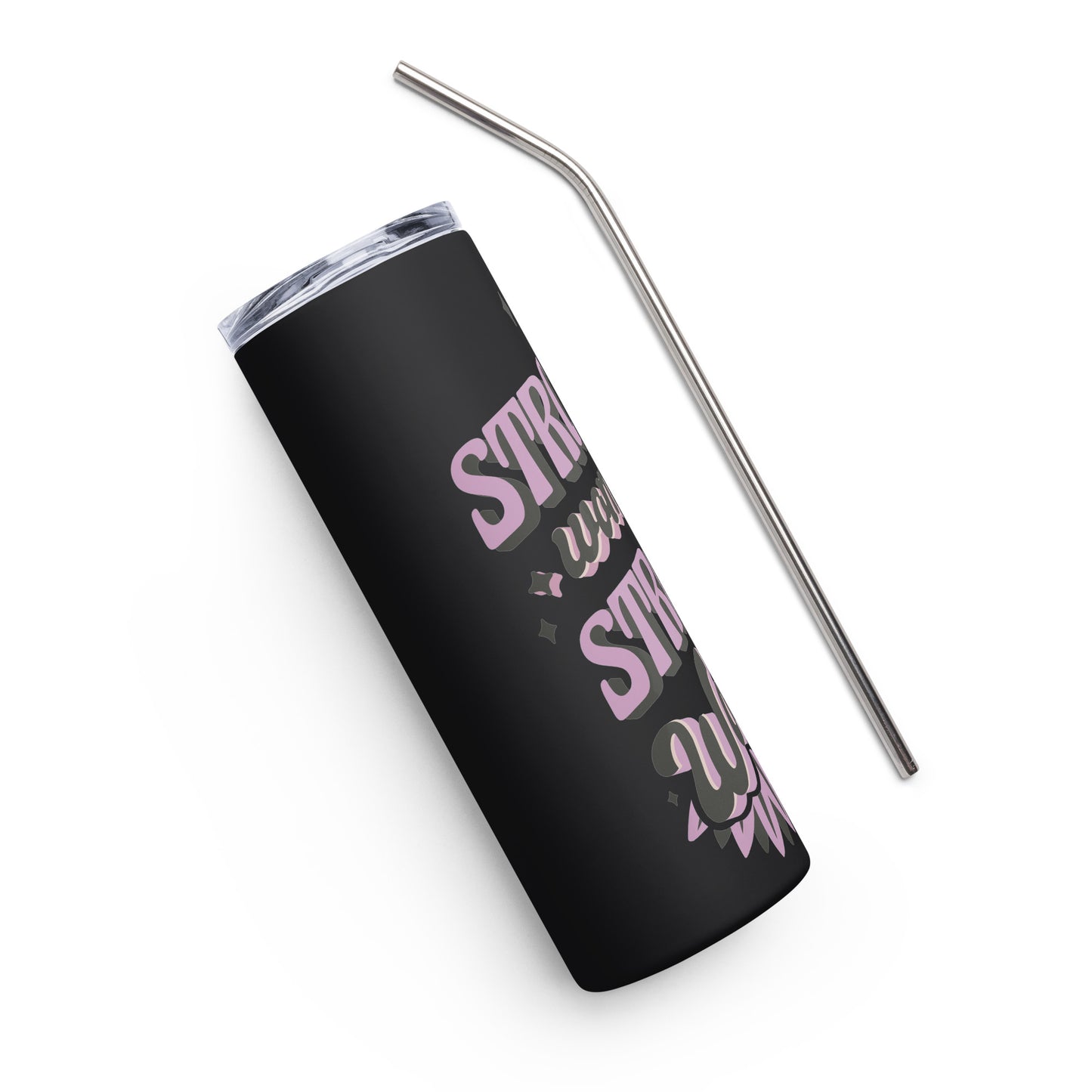 Strong Women Strong World Stainless steel tumbler
