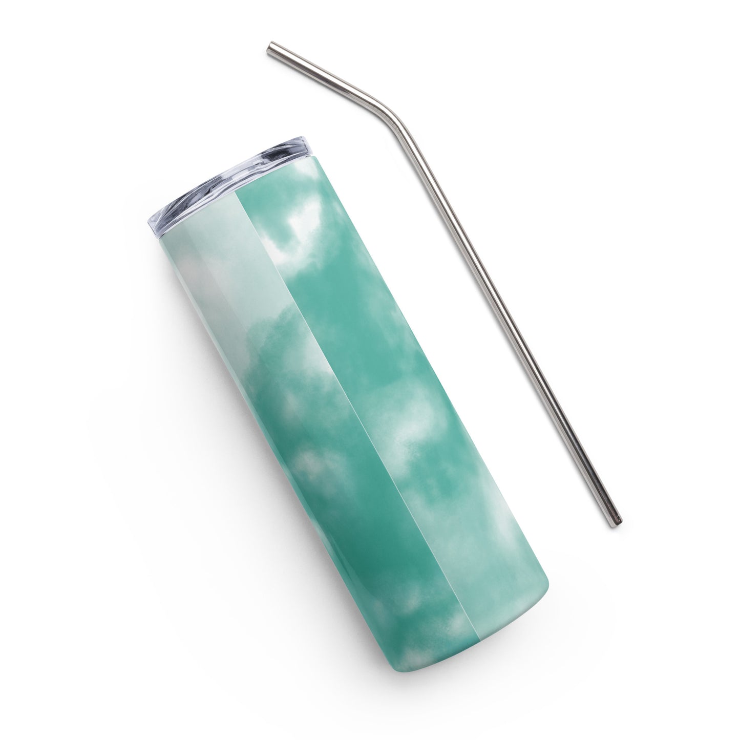 Green Tie-Dye Stainless steel tumbler