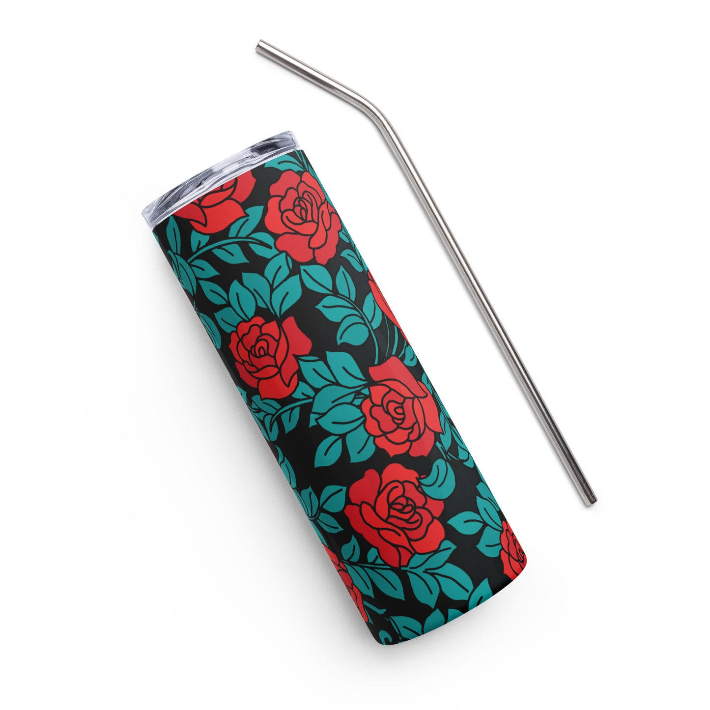 Rose Bush Stainless steel tumbler