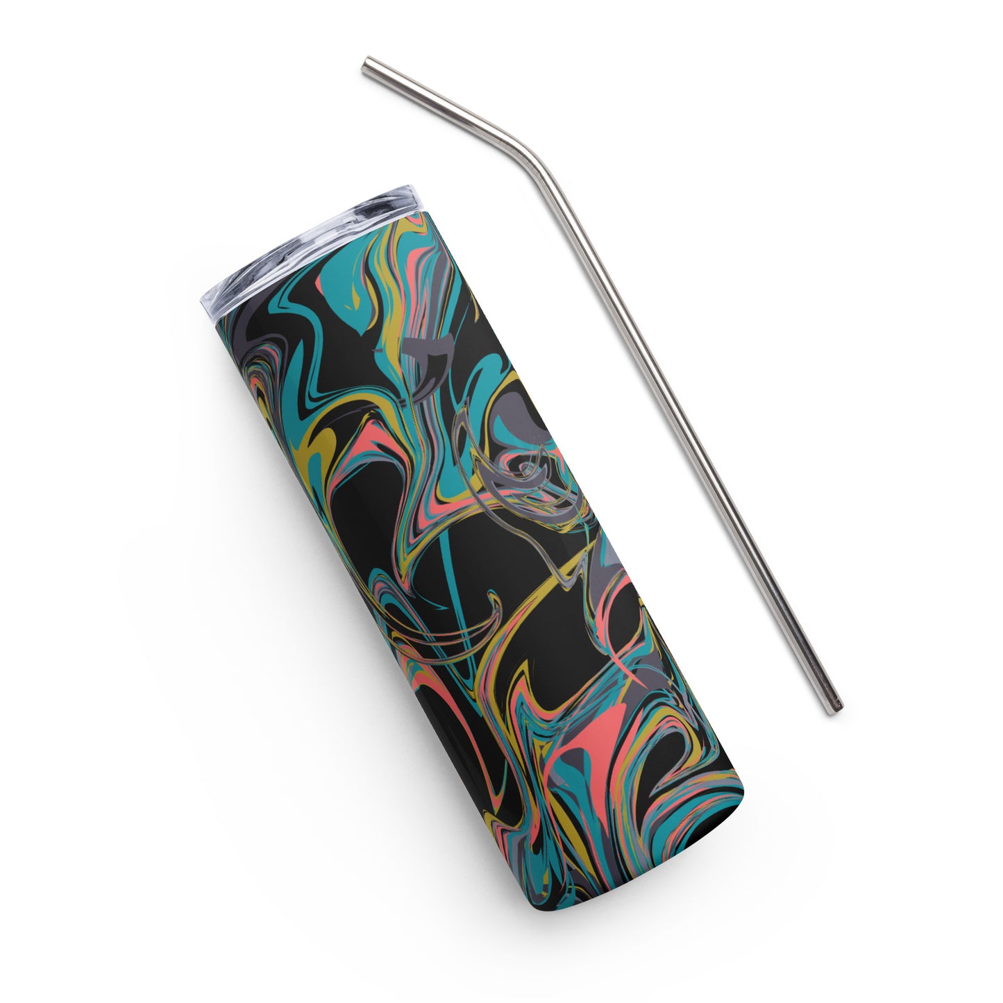 Paint Swirls Stainless steel tumbler