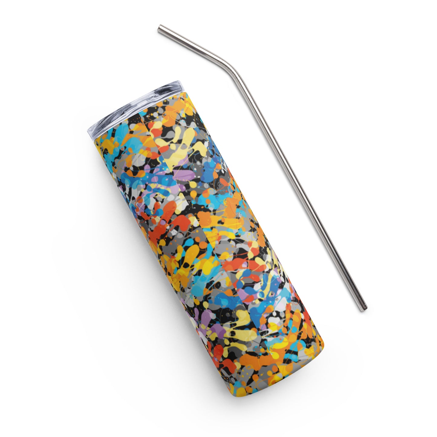 Paint Splatters Stainless steel tumbler