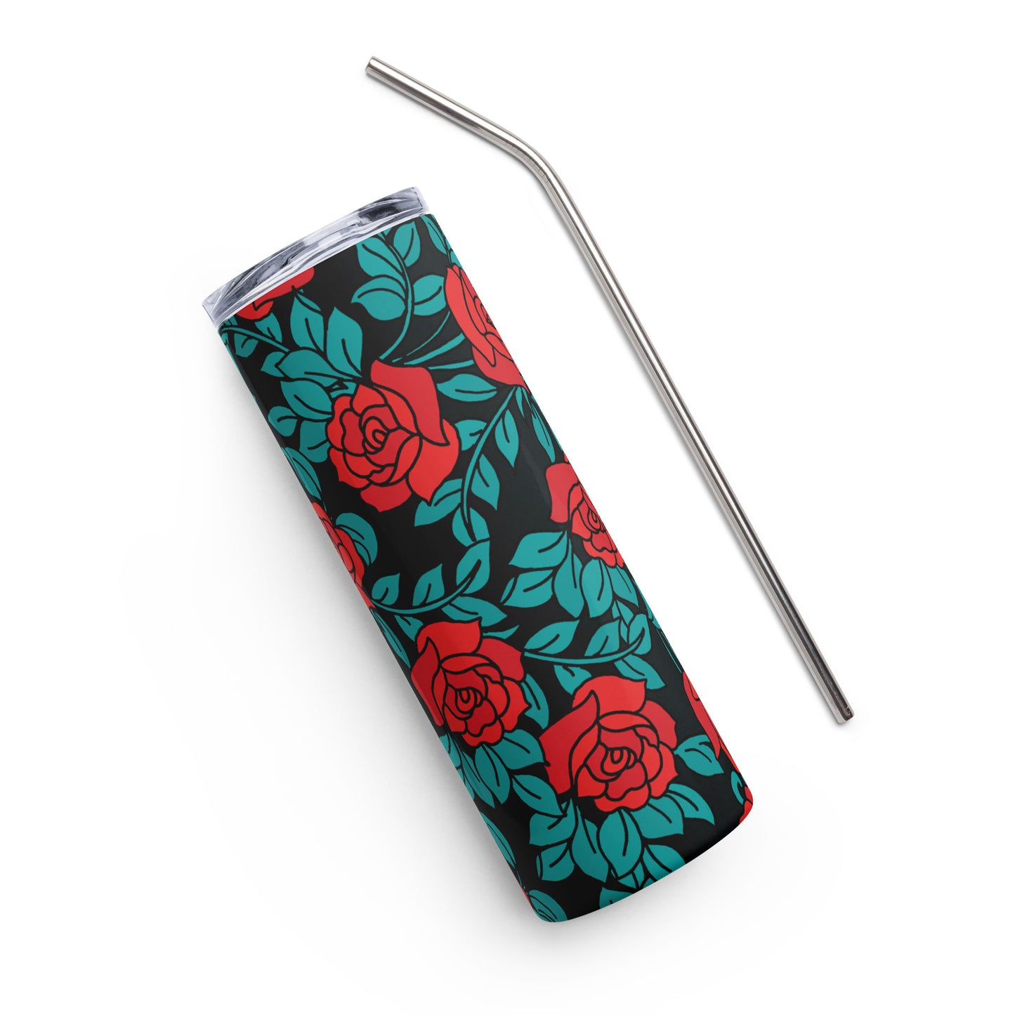 Rose Bush Stainless steel tumbler