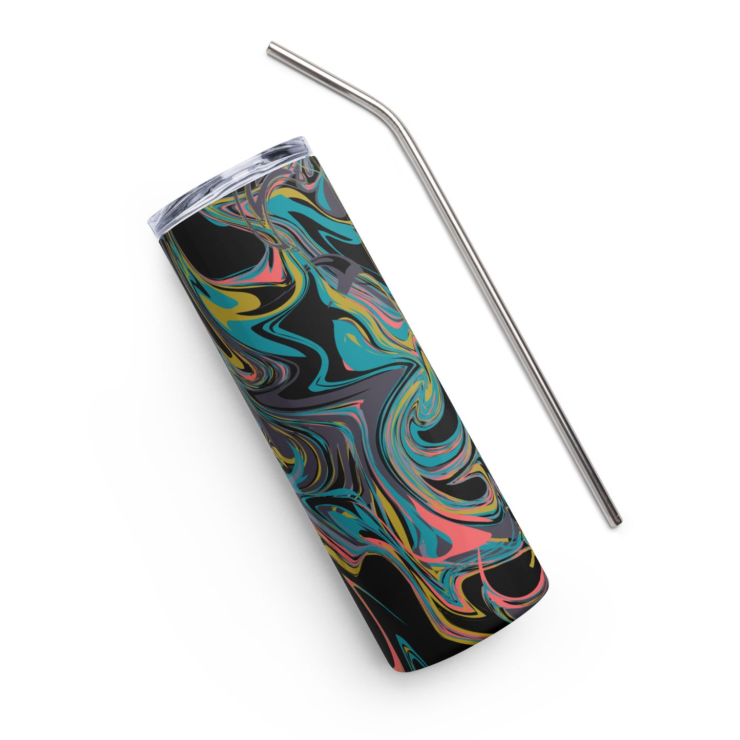 Paint Swirls Stainless steel tumbler