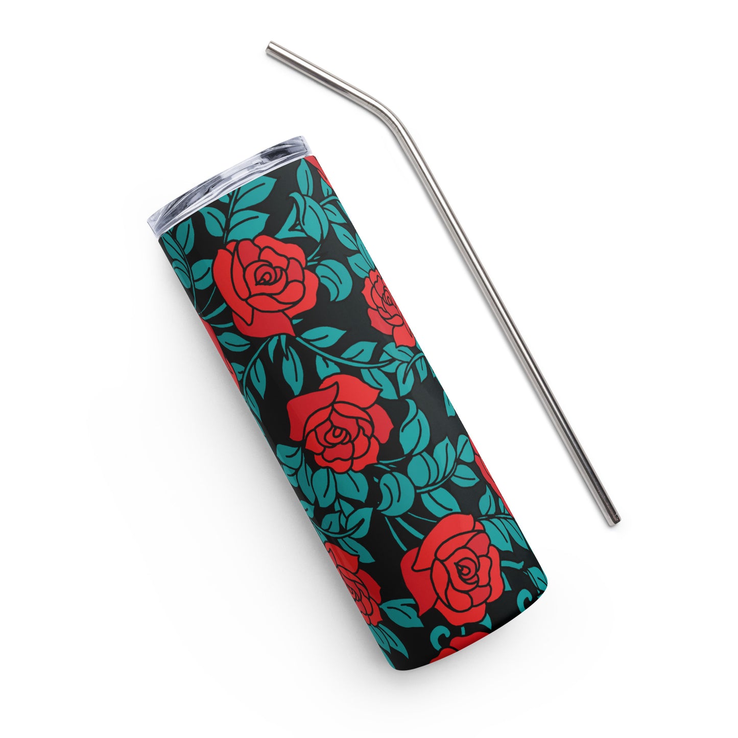 Rose Bush Stainless steel tumbler