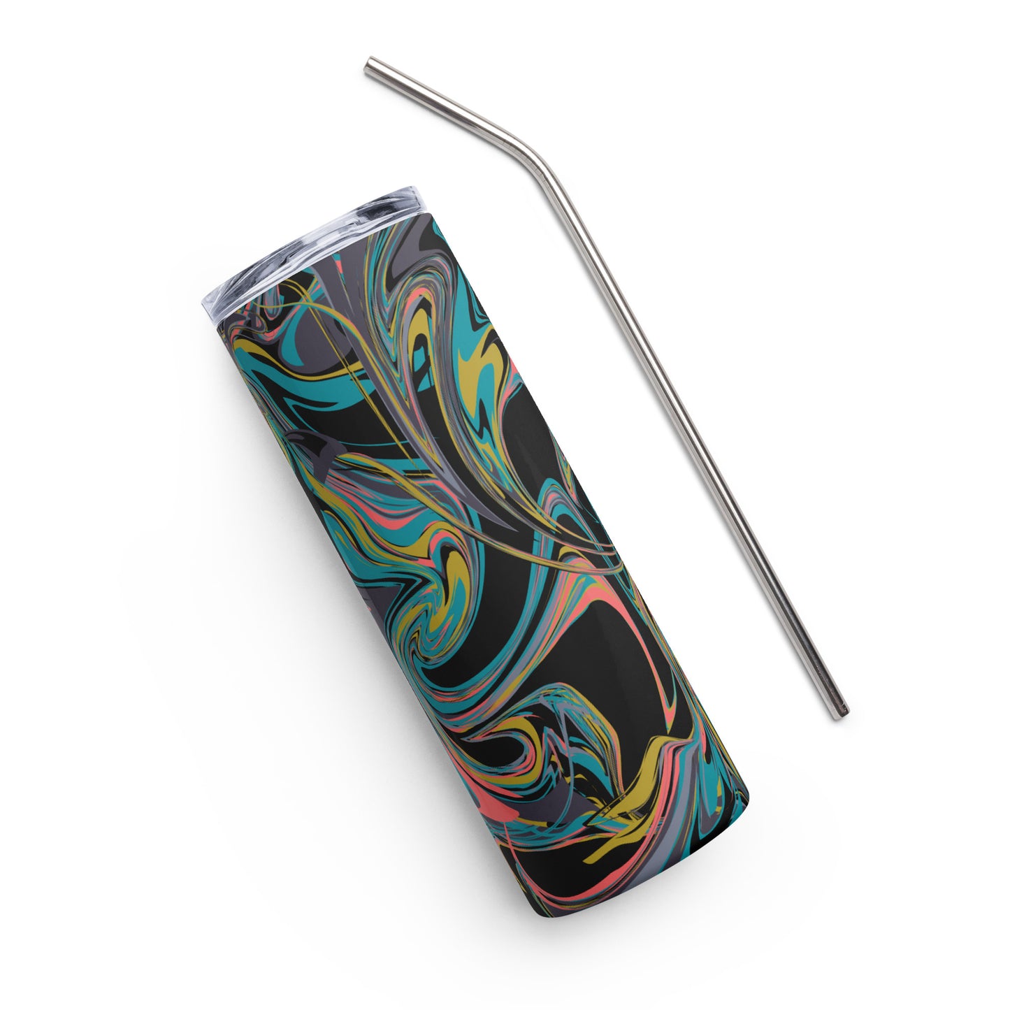 Paint Swirls Stainless steel tumbler