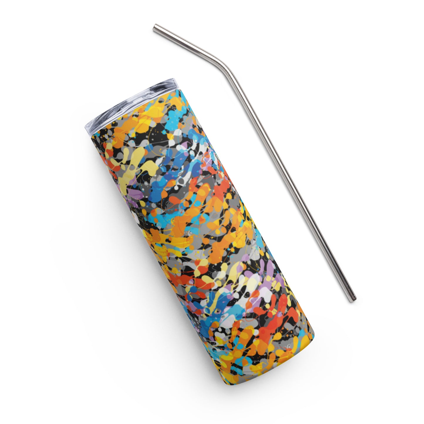 Paint Splatters Stainless steel tumbler