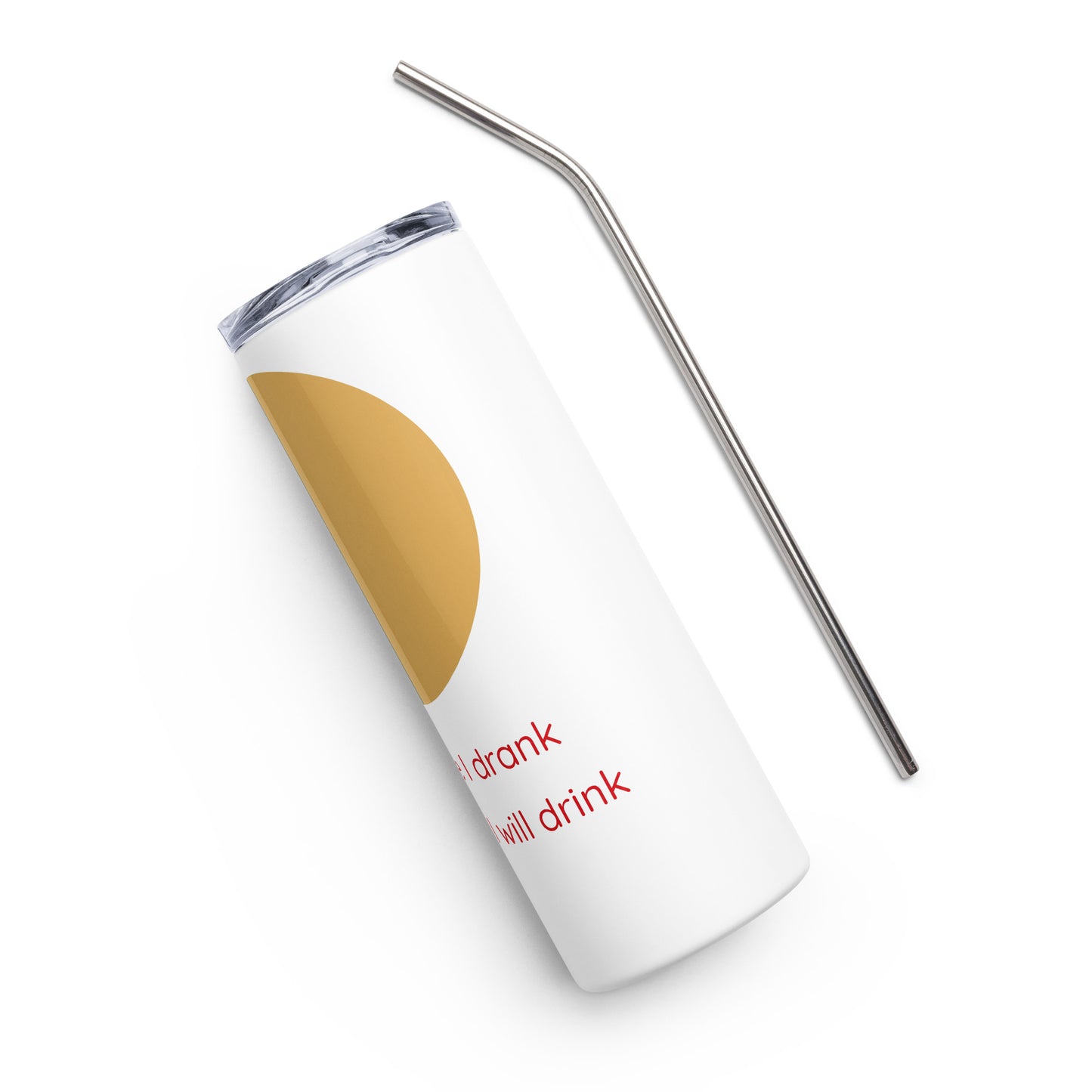 Coffee Intake Chart Stainless steel tumbler
