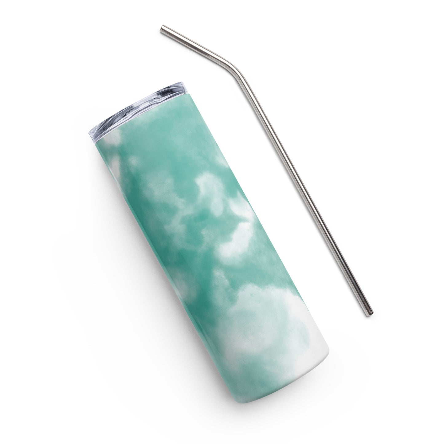 Green Tie-Dye Stainless steel tumbler