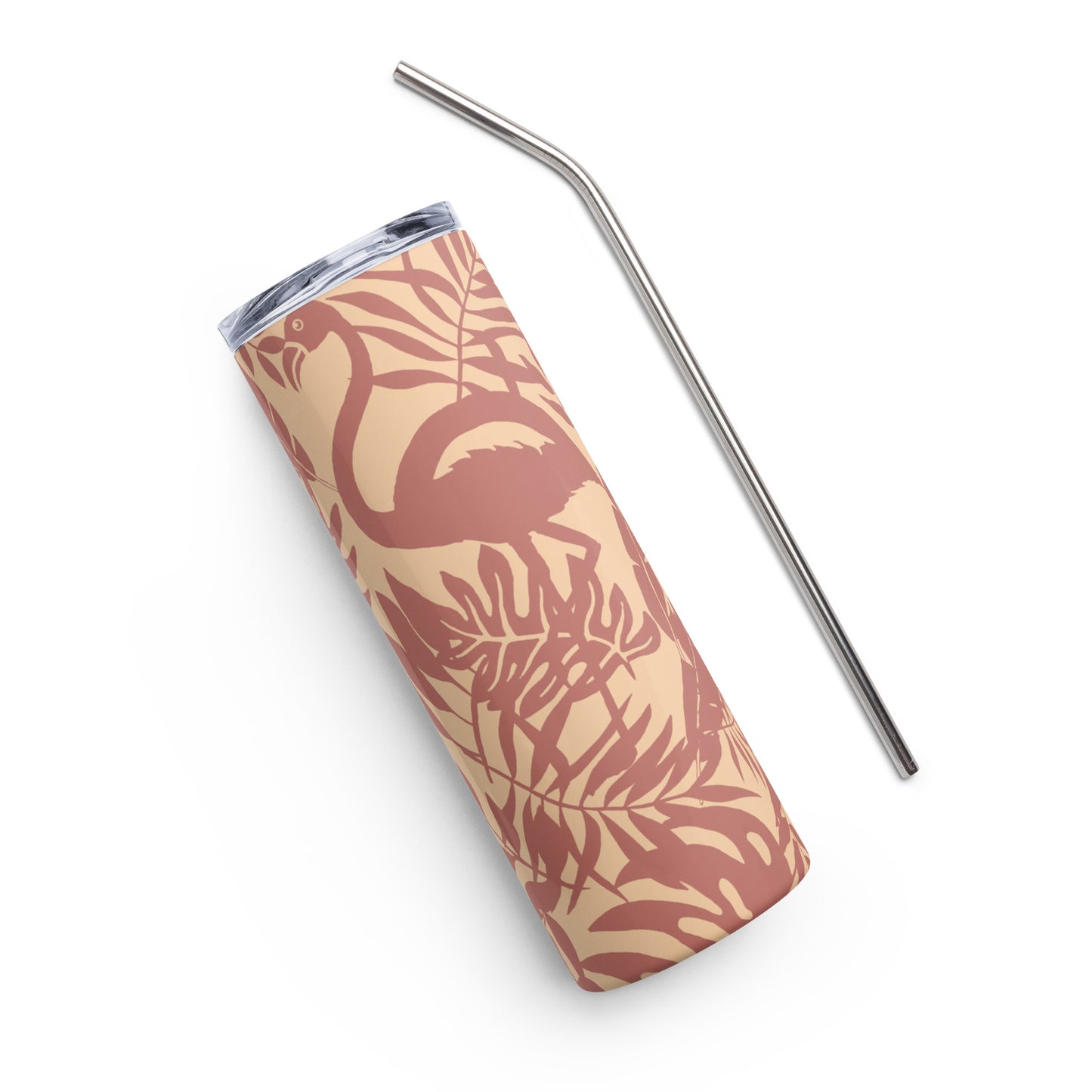 Flamingo Pattern Stainless steel tumbler