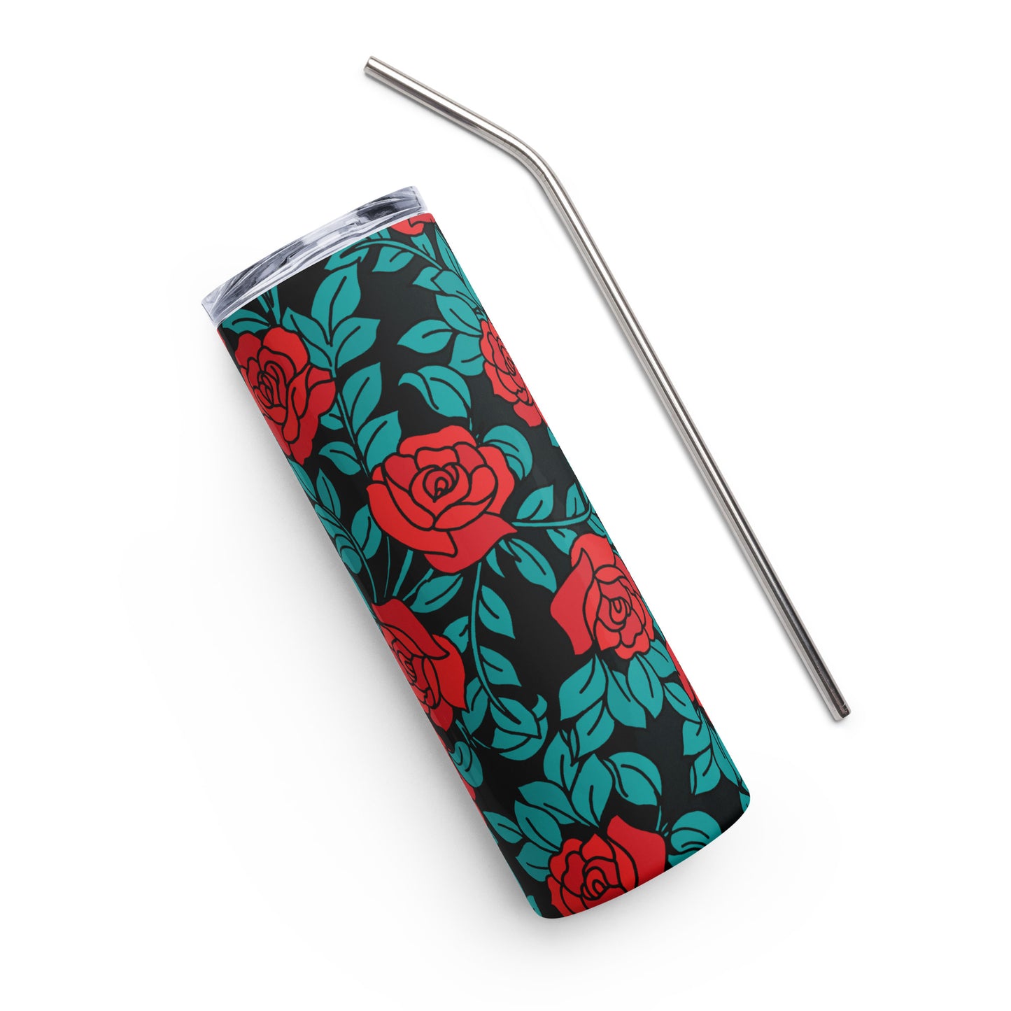 Rose Bush Stainless steel tumbler