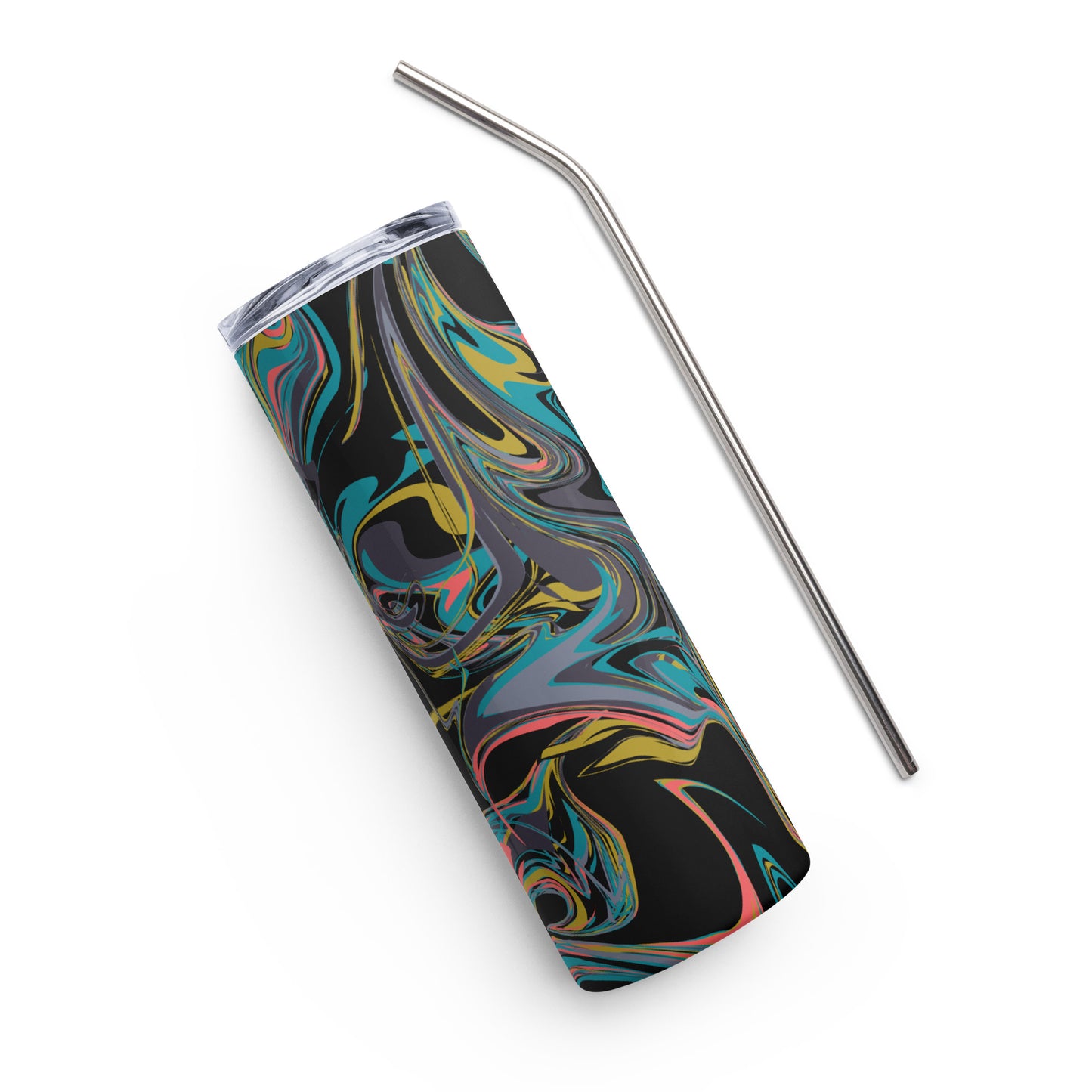 Paint Swirls Stainless steel tumbler