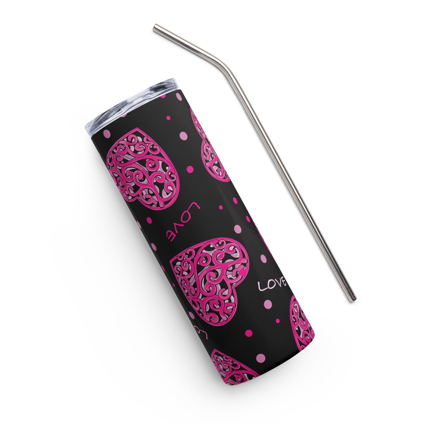 Designed Hearts Stainless steel tumbler