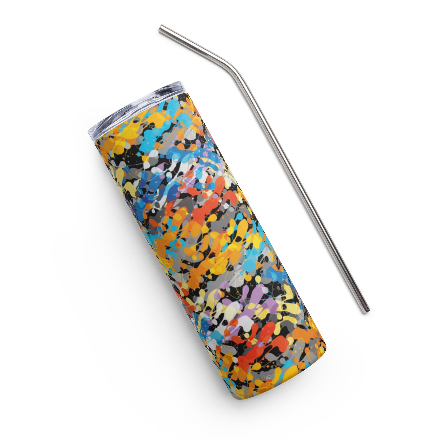 Paint Splatters Stainless steel tumbler
