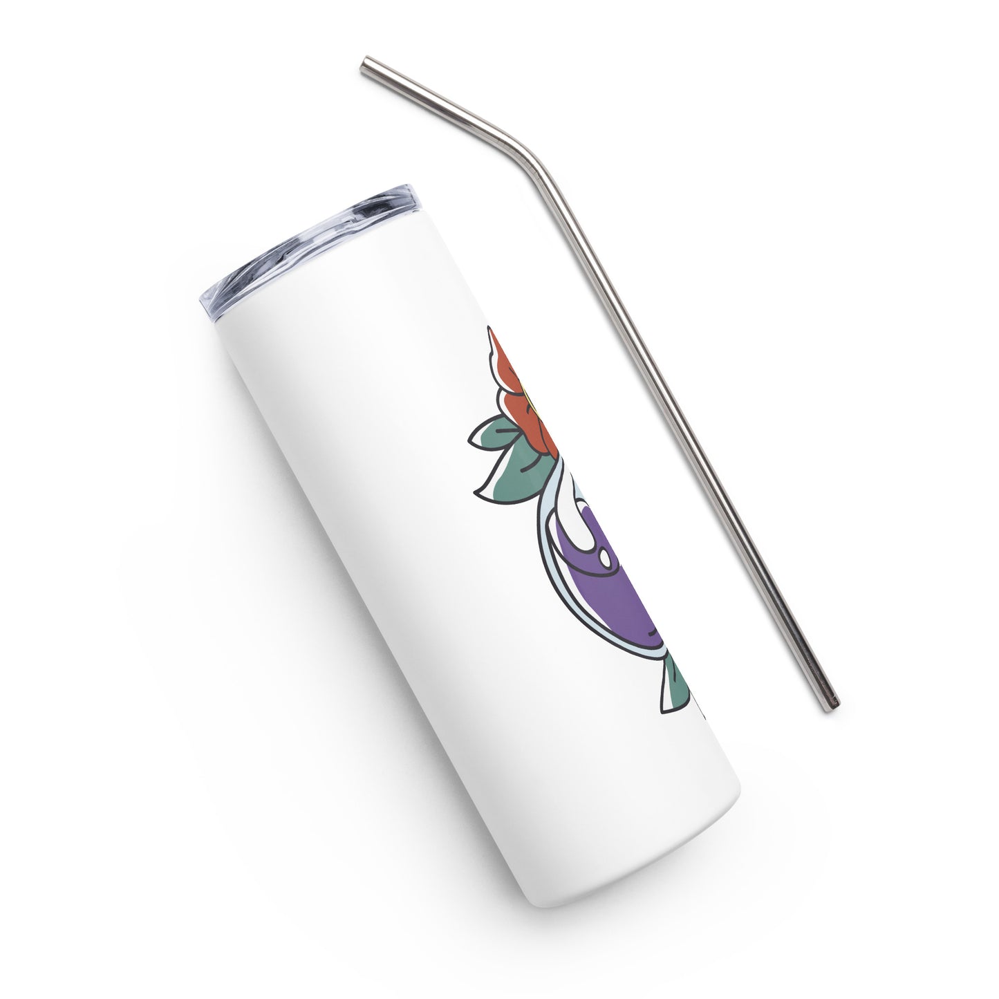 Potion & Flowers Stainless steel tumbler