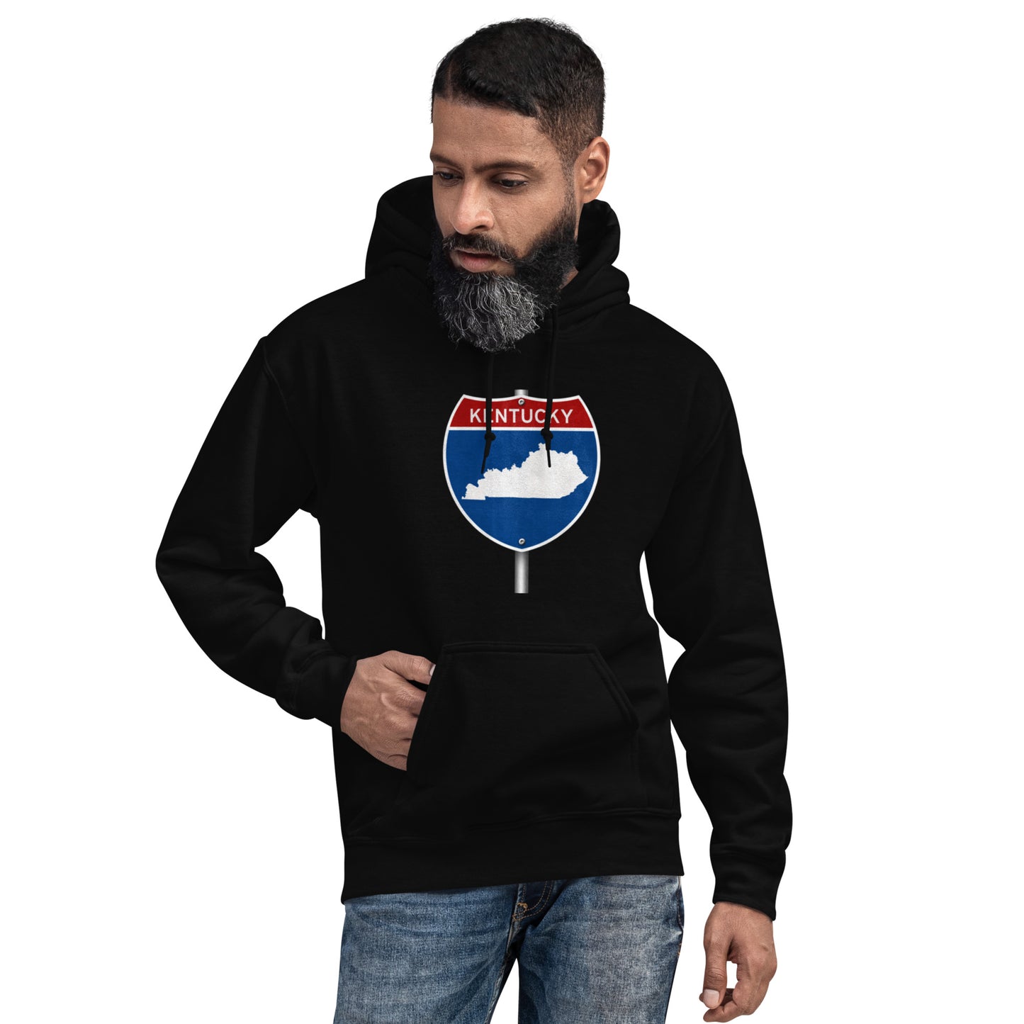 Kentucky Road Sign Unisex Hoodie