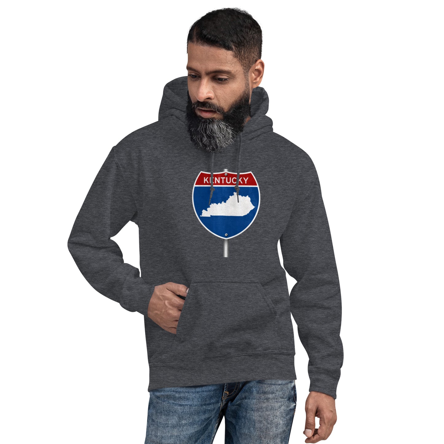 Kentucky Road Sign Unisex Hoodie