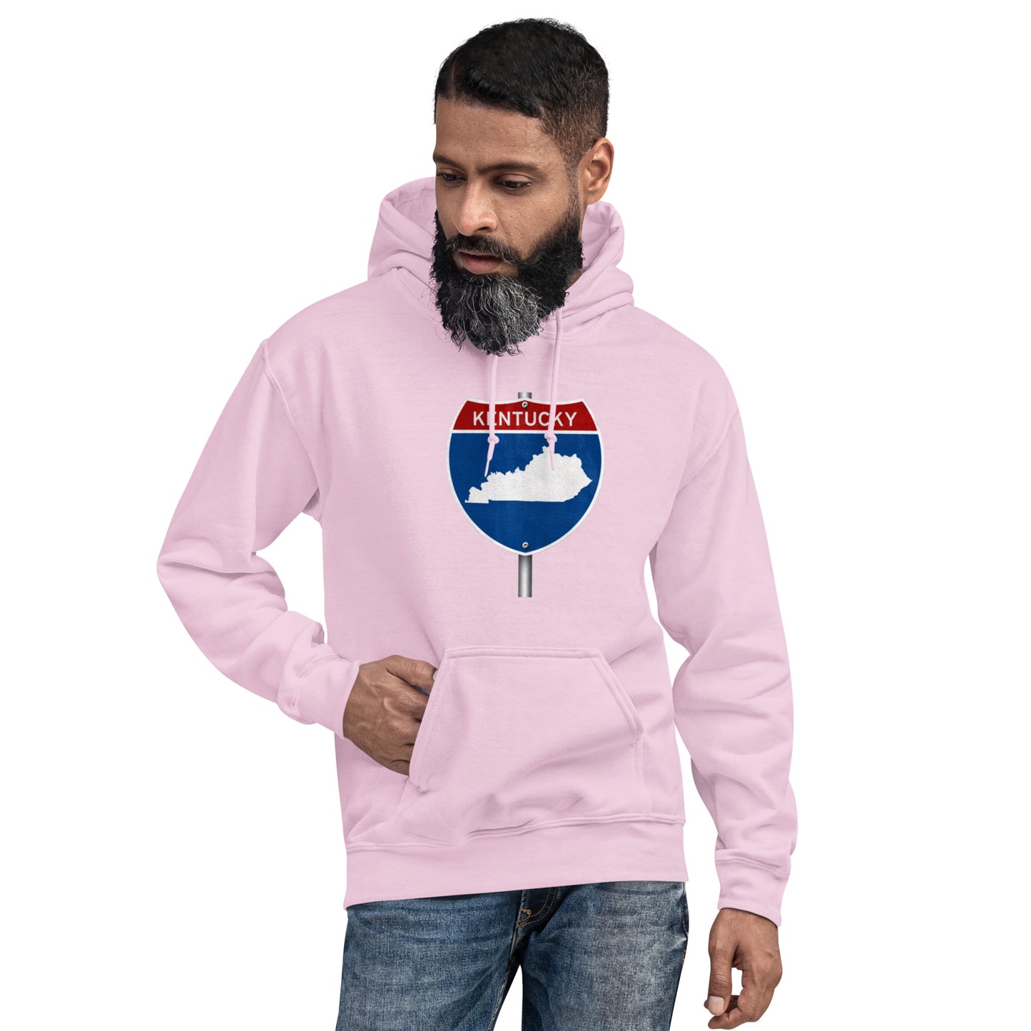 Kentucky Road Sign Unisex Hoodie