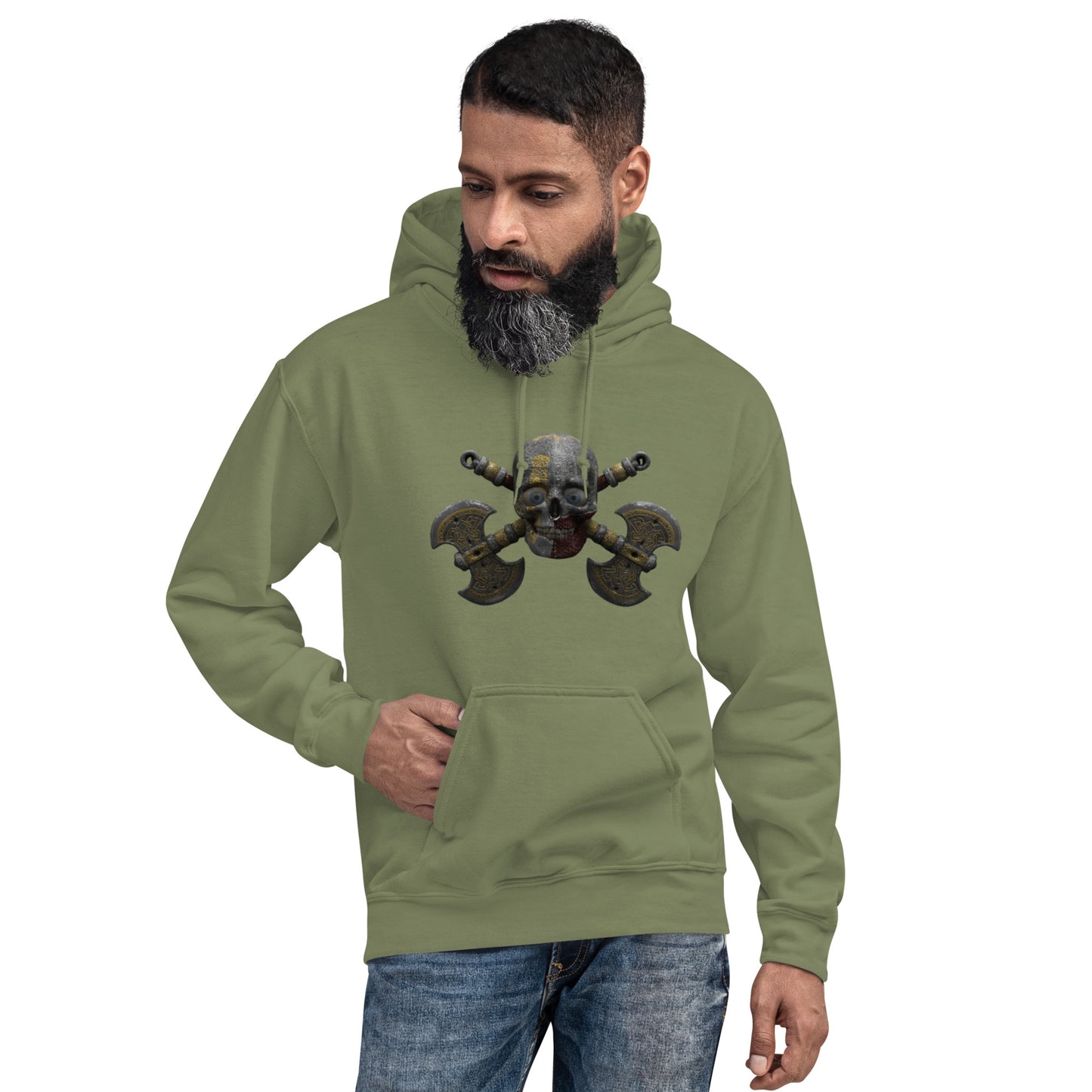 Skull & Crossed Axes Unisex Hoodie