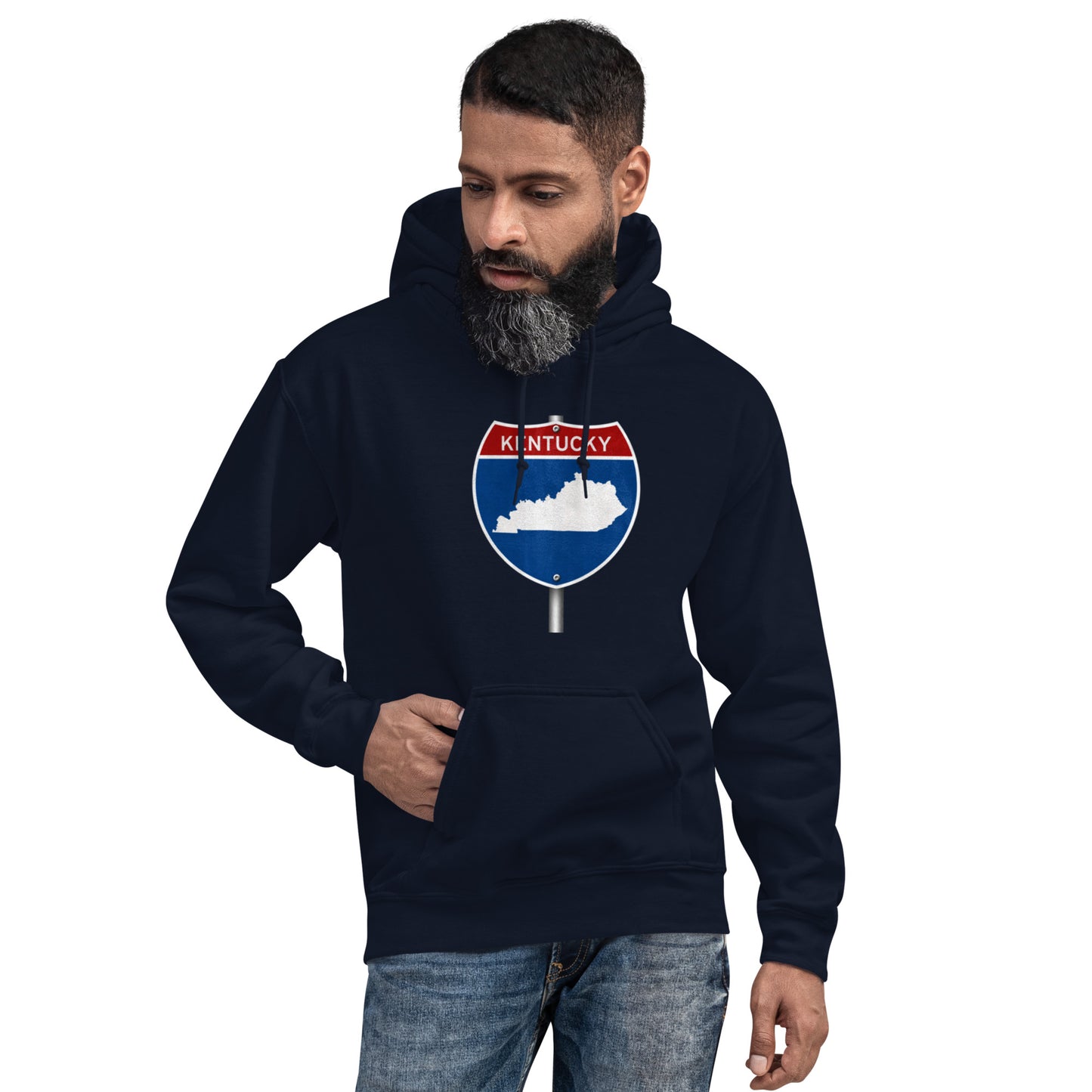 Kentucky Road Sign Unisex Hoodie