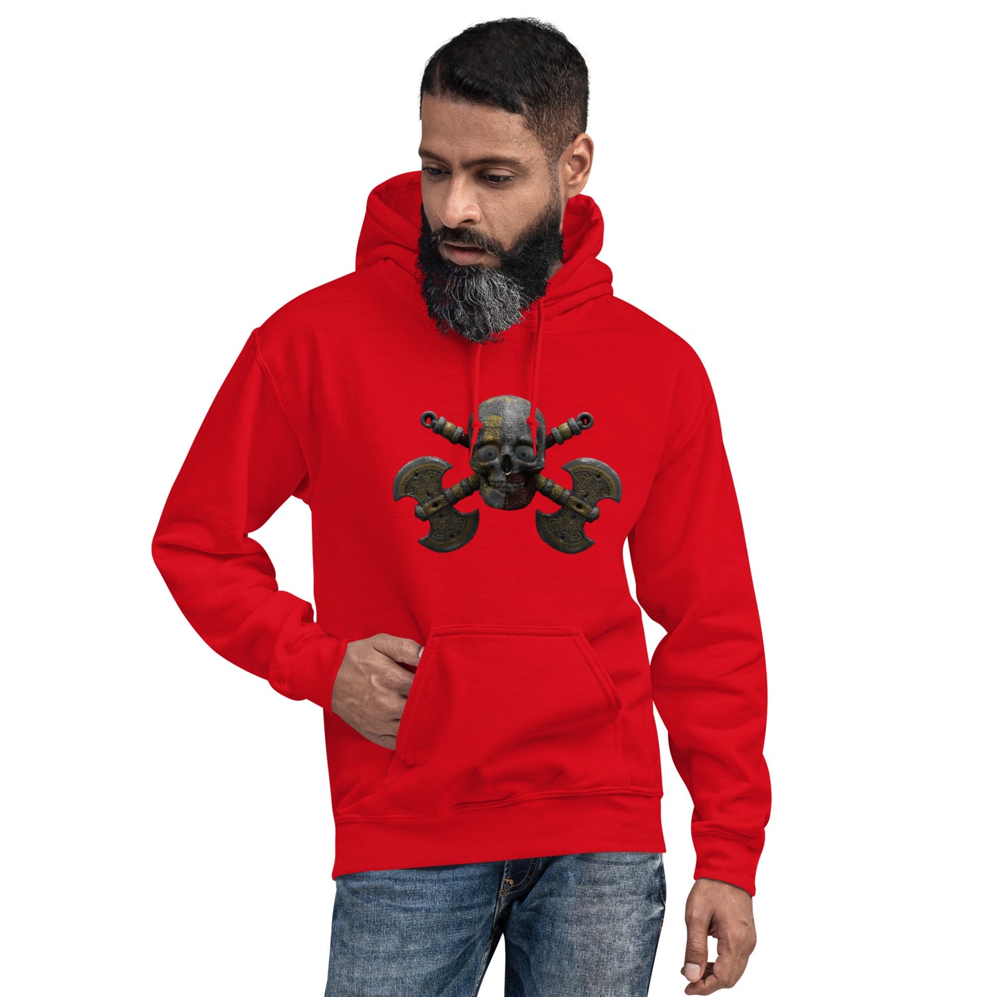 Skull & Crossed Axes Unisex Hoodie
