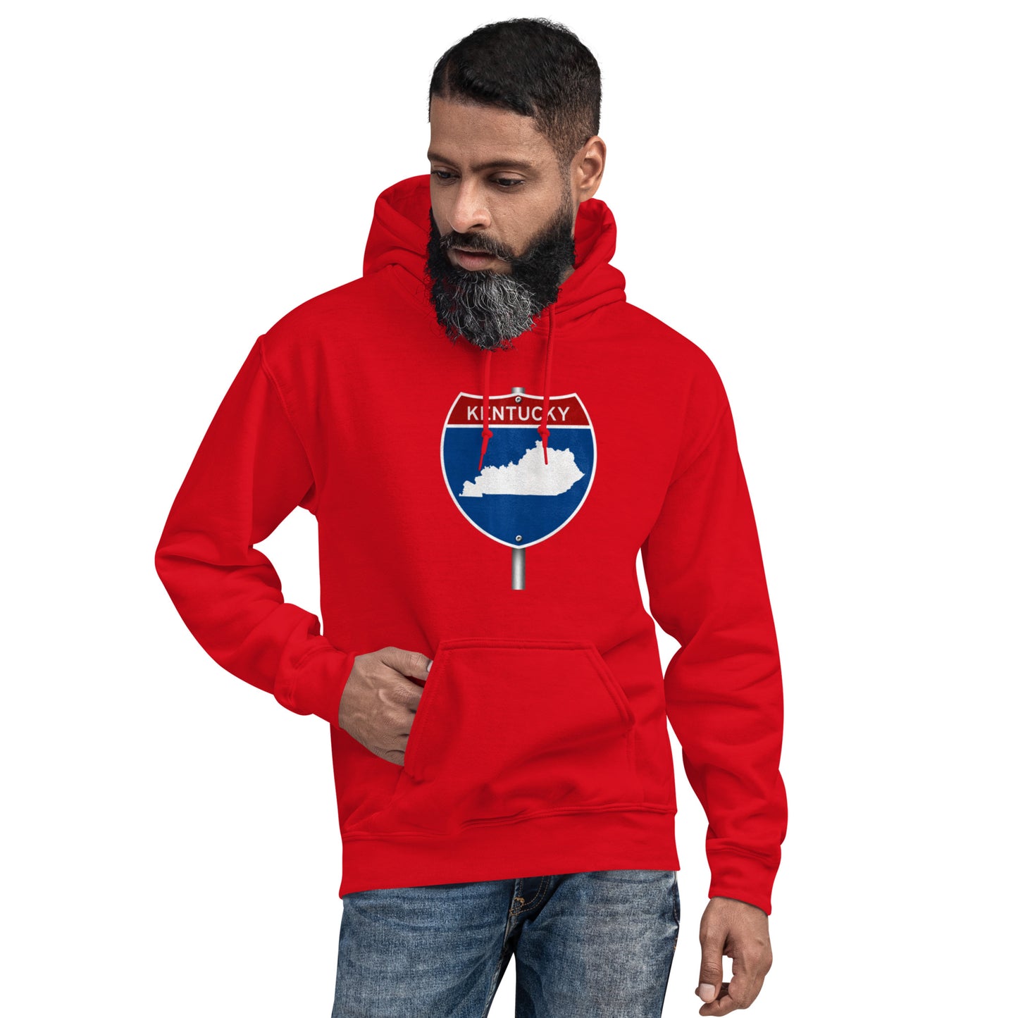 Kentucky Road Sign Unisex Hoodie