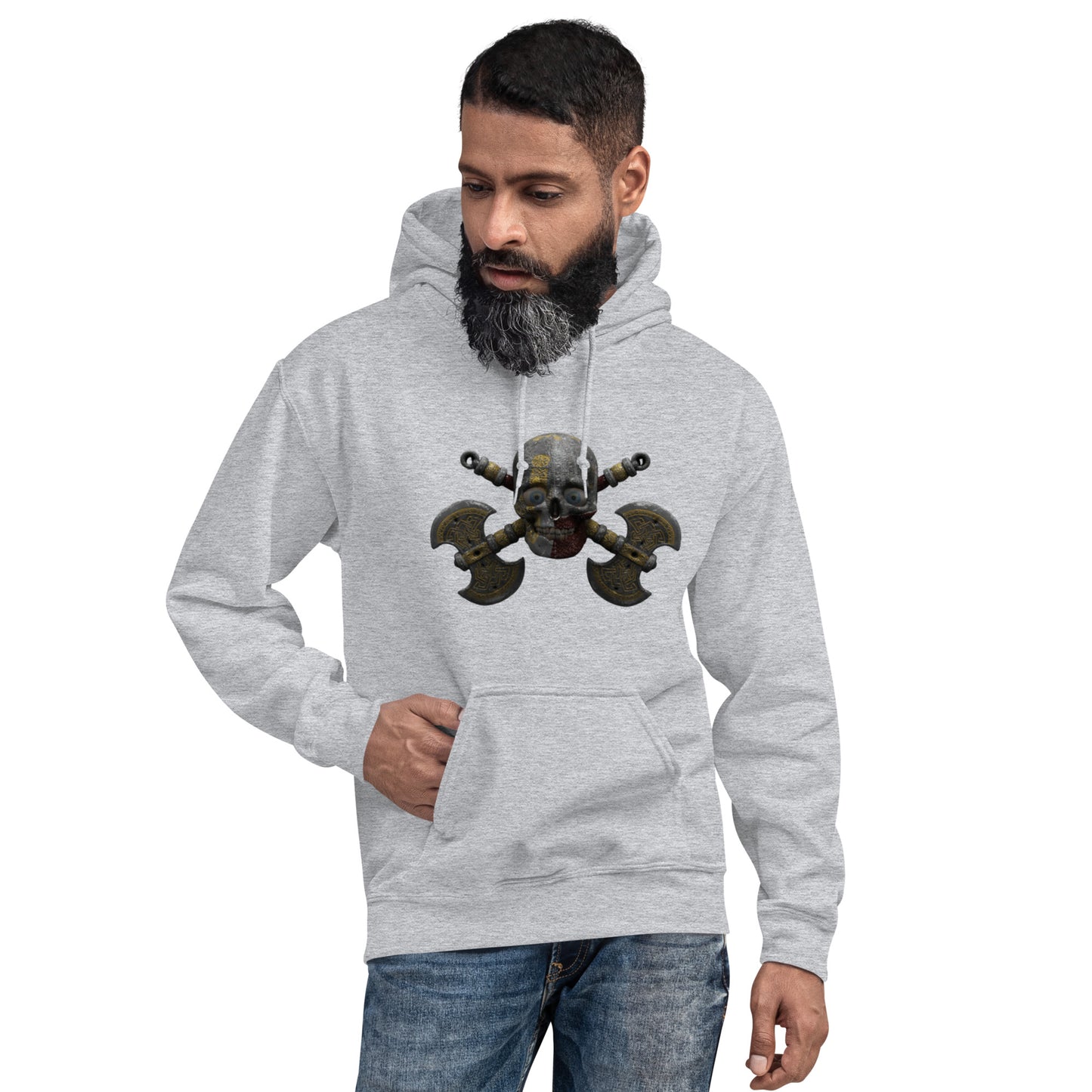 Skull & Crossed Axes Unisex Hoodie