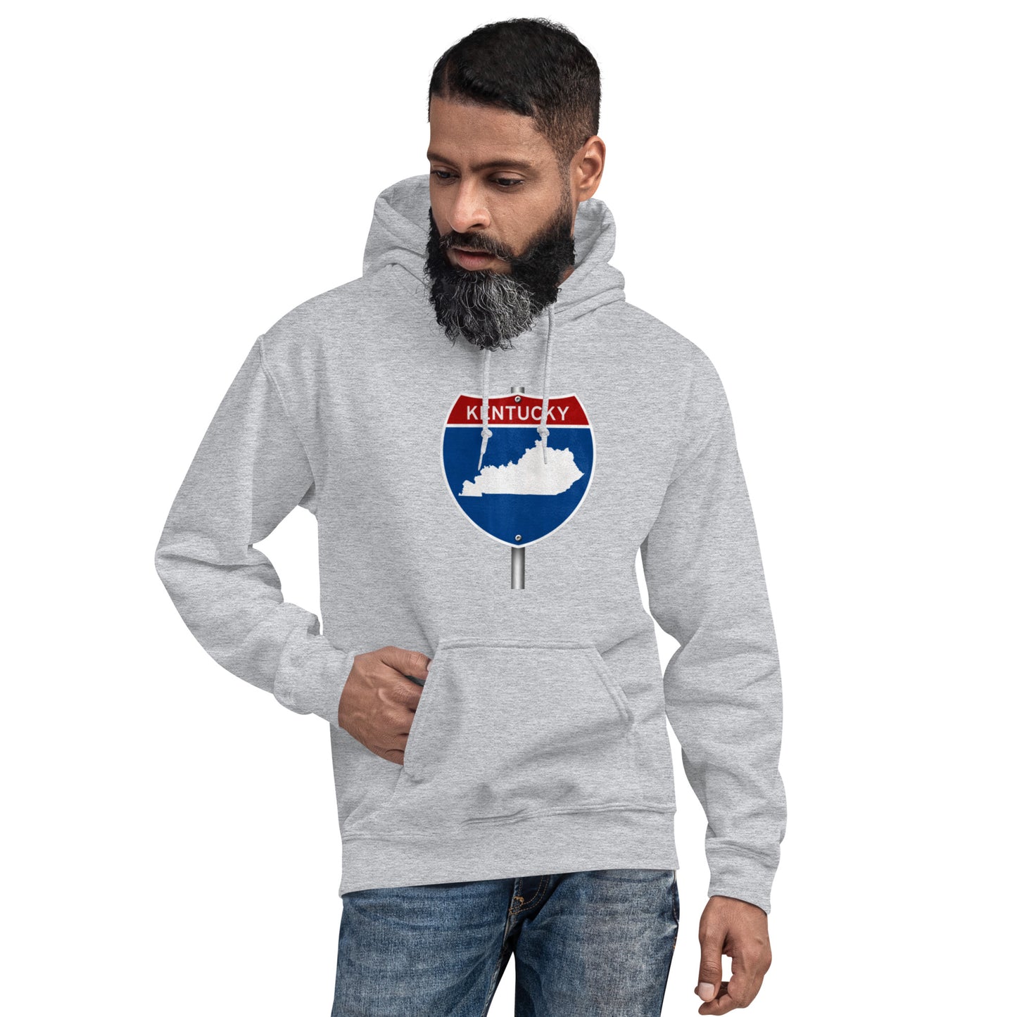 Kentucky Road Sign Unisex Hoodie