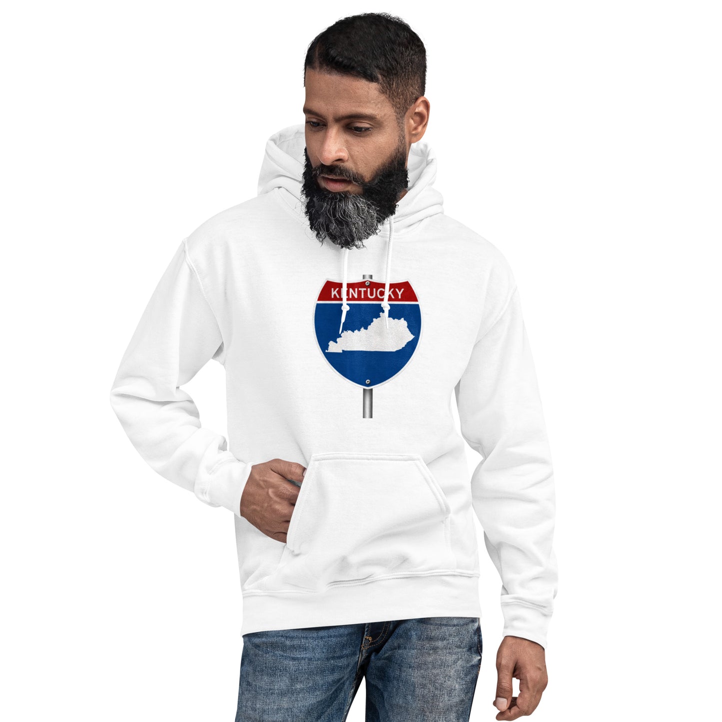 Kentucky Road Sign Unisex Hoodie