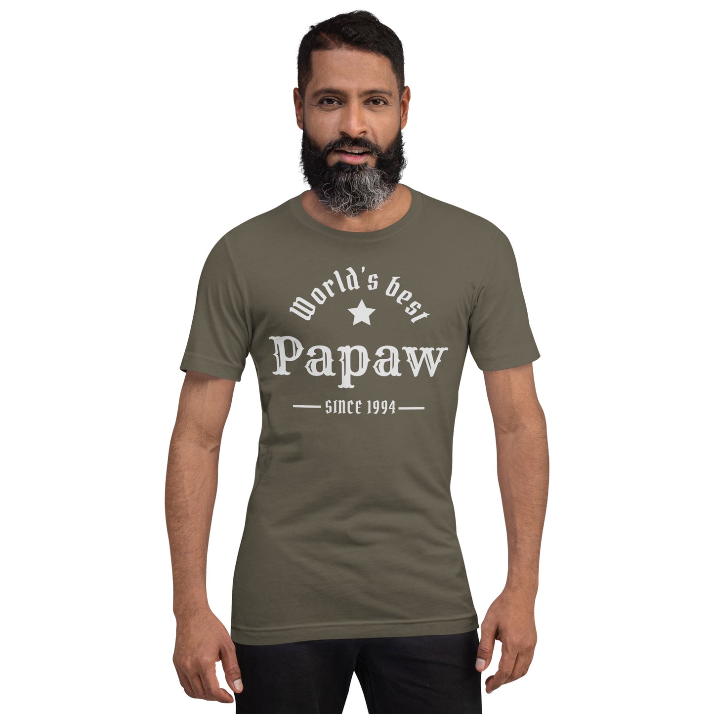 World's Best Papaw Since (Customizable Year) Unisex t-shirt