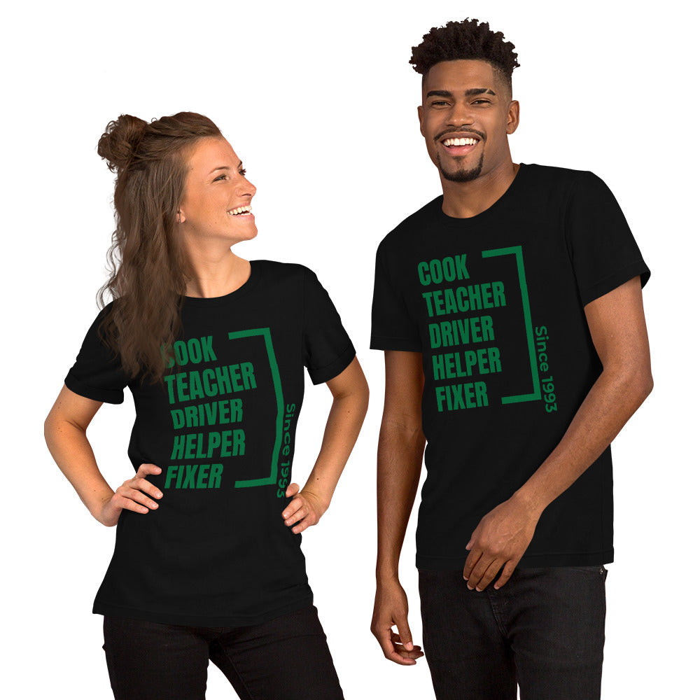 Parent Since (customizable year) Unisex t-shirt