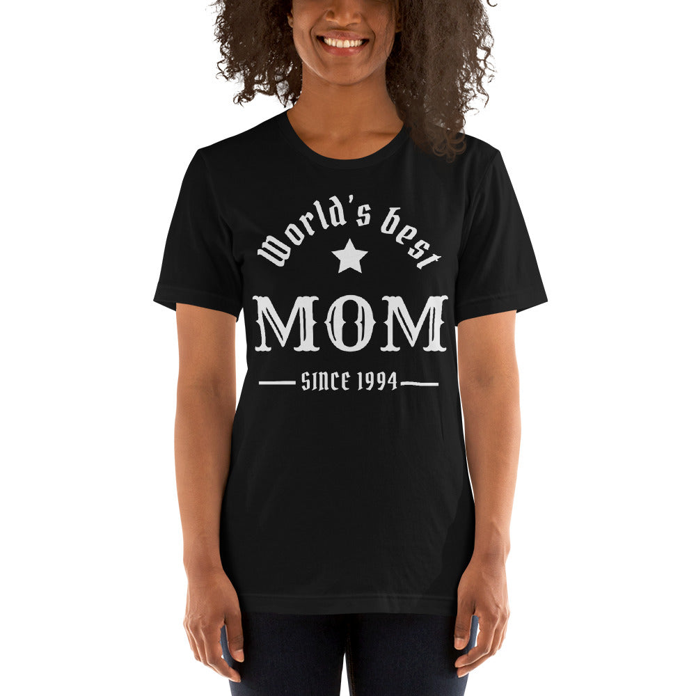 World's Best Mom Since (Customizable Year) Unisex t-shirt