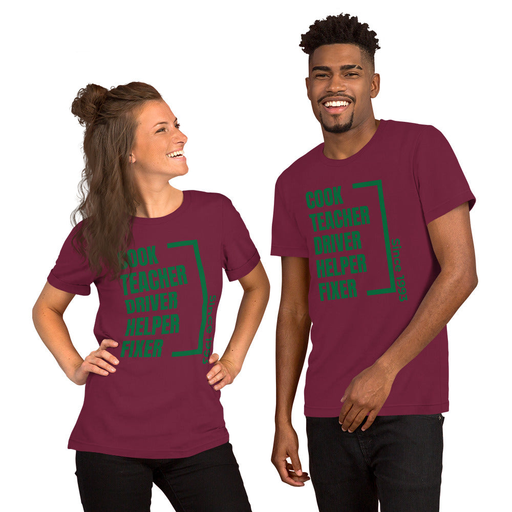 Parent Since (customizable year) Unisex t-shirt