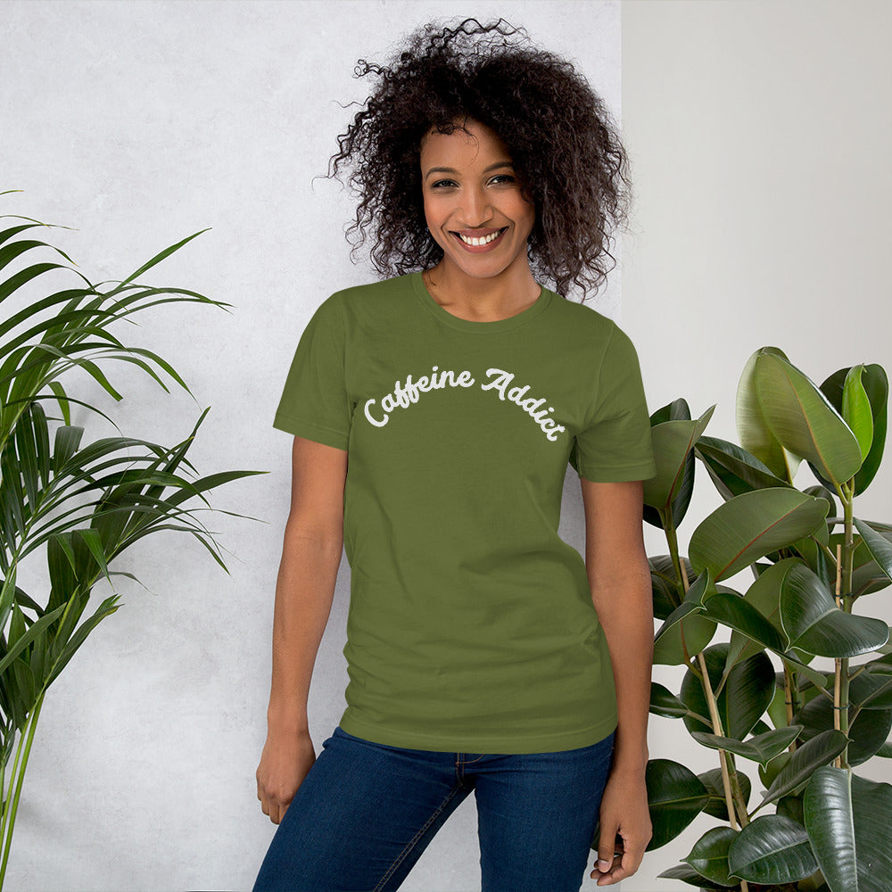 Caffeine Addict Unisex t-shirt
