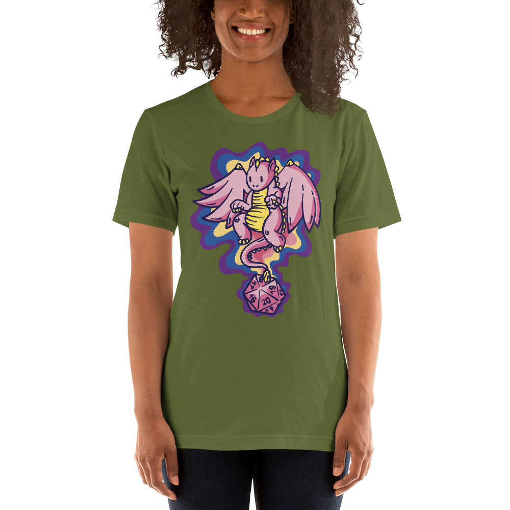 D20 Dragon Unisex t-shirt