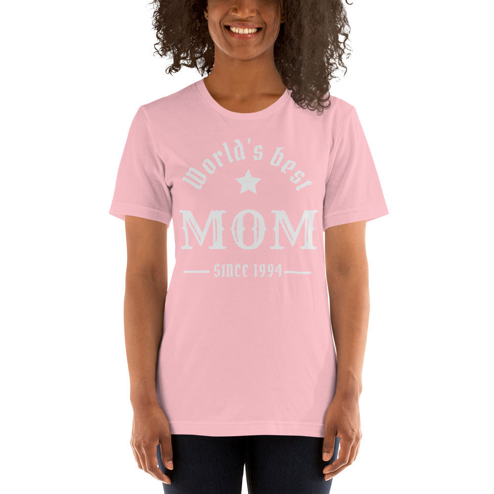 World's Best Mom Since (Customizable Year) Unisex t-shirt