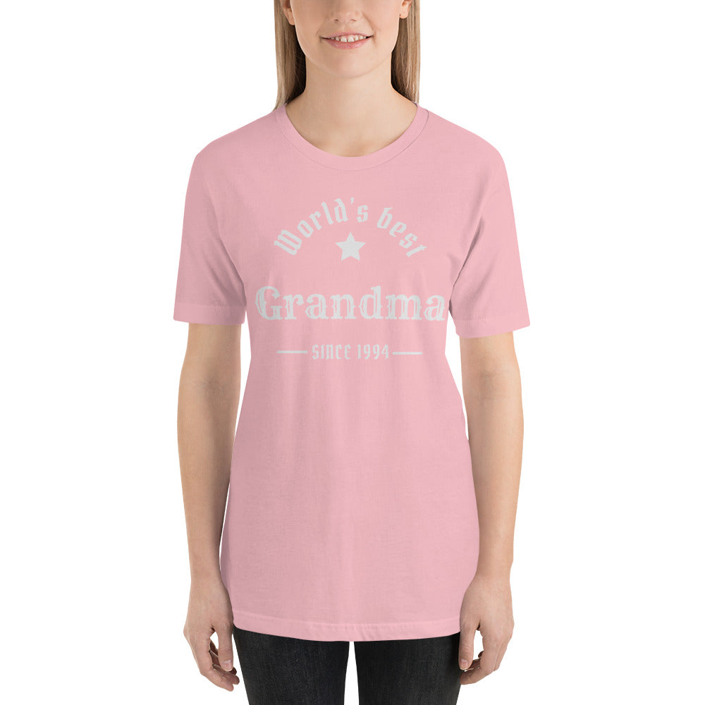 World's Best Grandma Since (Customizable Year) Unisex t-shirt