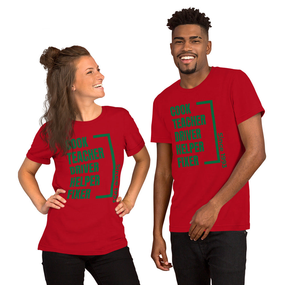 Parent Since (customizable year) Unisex t-shirt
