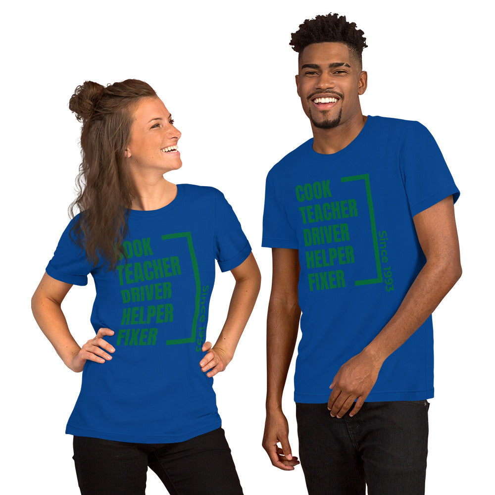 Parent Since (customizable year) Unisex t-shirt