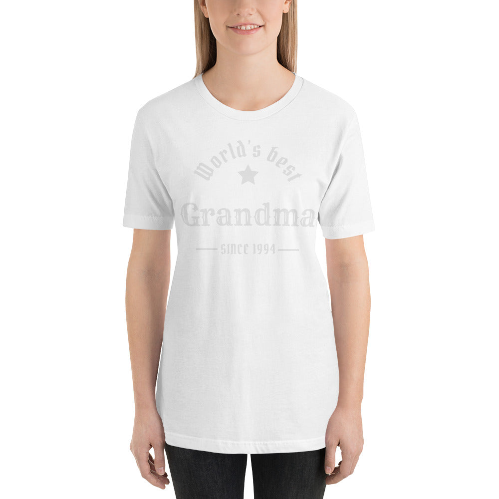 World's Best Grandma Since (Customizable Year) Unisex t-shirt