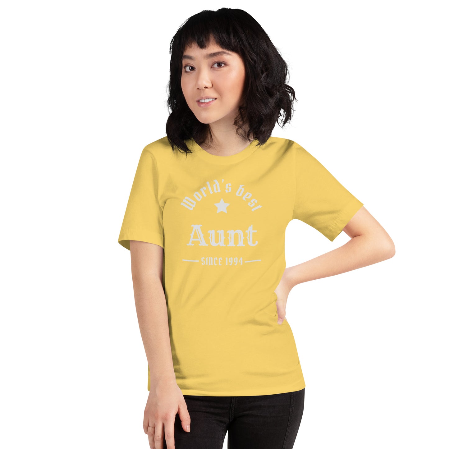 World's Best Aunt Since (Customizable Year) Unisex t-shirt