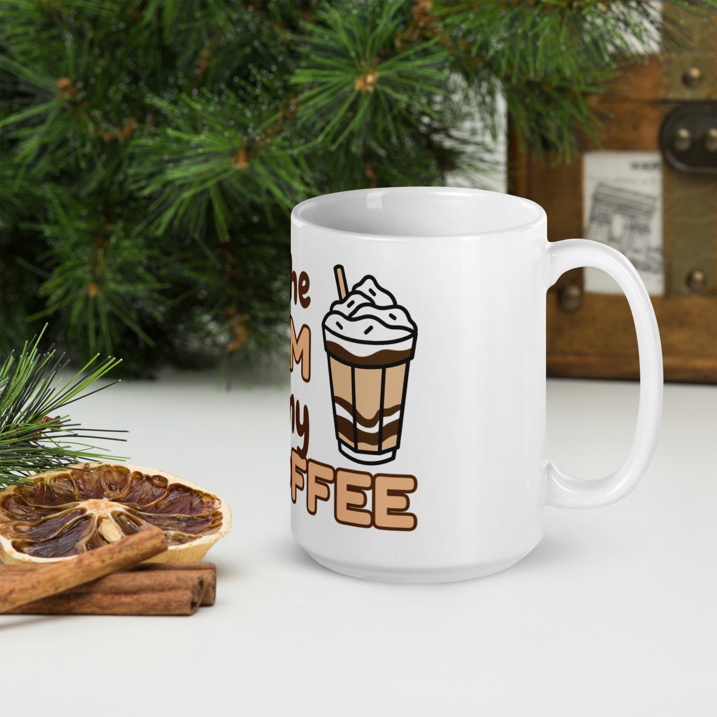 You're the Cream in My Coffee White glossy mug